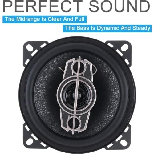 2pcs 4 Inch 300W 4 Way Universal Car Coaxial Auto Music Stereo Full Range Frequency Hifi Speakers Non-destructive Installation