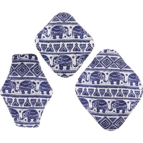 Bamboo Cloth Menstrual Pads Washable Sanitary Napkins Towel Bamboo Charcoal Panty Liners Sanitary Napkin Mama Cloth Towel Pads