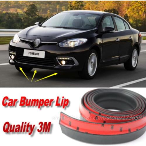 Bumper Lips For Renault Fluence / SM3 / Auto Car Front Lip Deflector Lips Skirt / Body Kit Strip / Body Chassis Side Protection