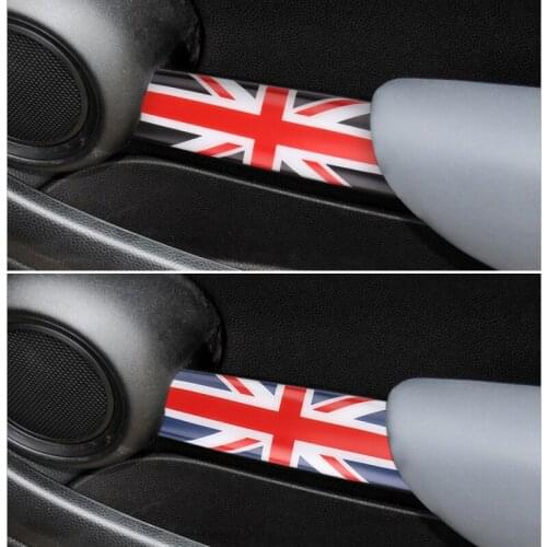 Car door inner handle panel armrest Decorative stickers shell For BMW MINI ONE cooper R55 R56 Interior Modification Accessories