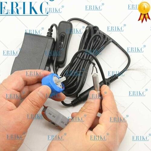 ERIKC E1024107 Injector Nozzle Sprayer Hole Cleaning tool Carbon Deposit Removal Auto Fuel Diesel Injector Hole Clean Machine