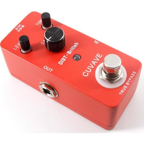 CUVAVE Distortion-British Guitar Effect Pedal Electric Guitar Stompbox