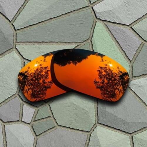 Red Orange Sunglasses Polarized Replacement Lenses for Oakley Hijinx