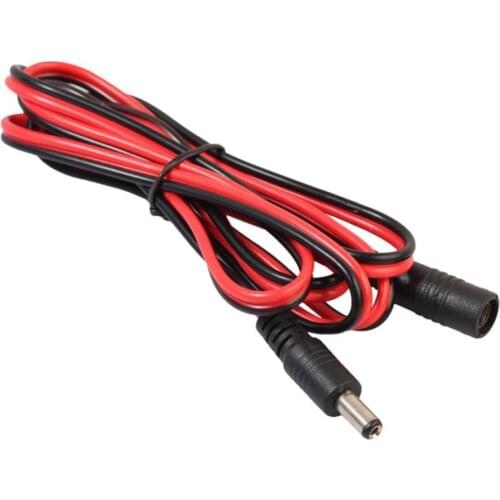 50% Hot Sell DC5.5 x 2.5 Male to Female Adapter Cable Direct Current Power Extension Cord