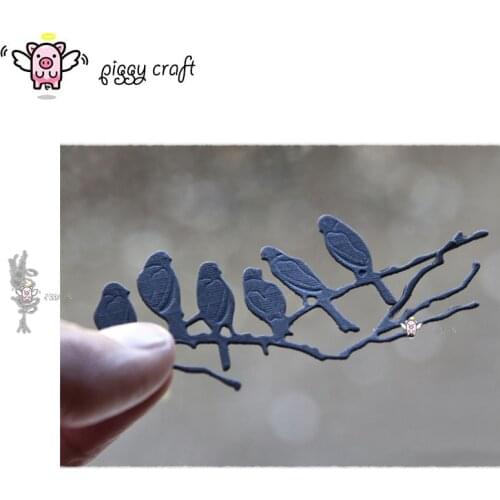 Piggy Craft metal cutting dies cut die mold Bird branch decoration Scrapbook paper craft knife mould blade punch stencils dies