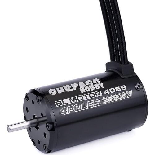 SURPASS HOBBY Waterproof 4068 2050KV 2650KV 1900KV 1700KV 1400KV Sensorless Brushless Motor for 1/8 RC Drift Racing Car Parts
