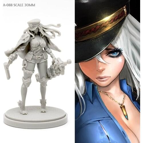 30mm Resin Kits Sexy goddess series Resin soldier Model Self-assembled A-088