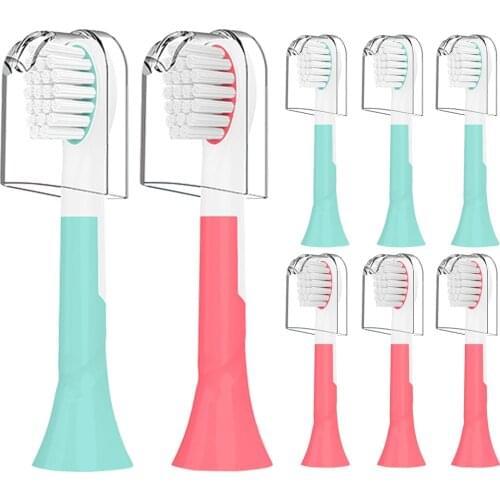 2pcs Replacement Kids Children Sonicare Soft Tooth Brush Heads For Philips Pro-Health Stages Electric Toothbrush Care Deep Clean