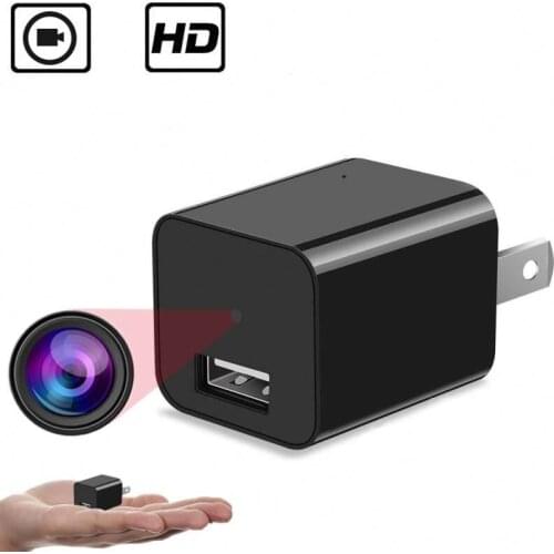New 1080P Full HD Power Plug Adapter Implanted Mini USB Charger Home Security Camera With Audio Motion Detection Record