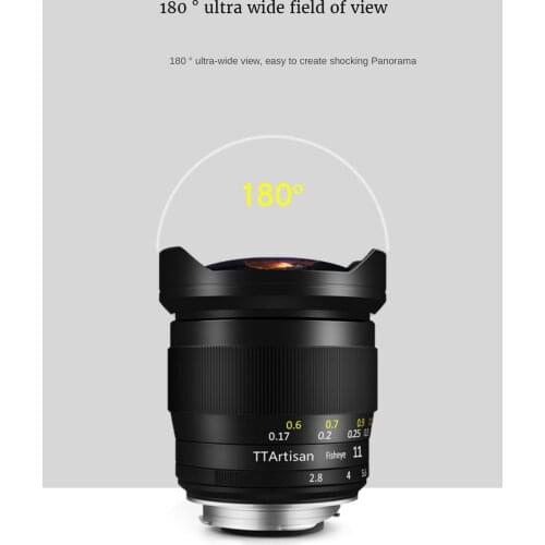 TArtisan 11mm F2.8 Full Fame Fish eye Lens for Sony E Canon R Nikon Z Leica M Camera Scenery Architecture Wide Angle-Prime