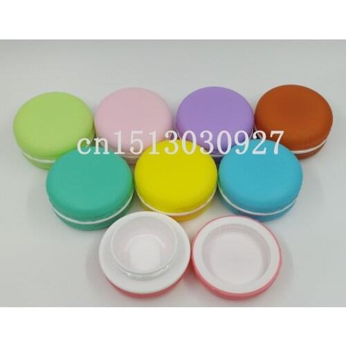 5g 10g Candy Color Macarons empty cosmetic containers Lipstick lip balm holder DIY sub-bottling cream jars 50pcs