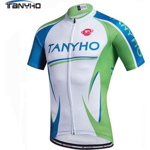 Outdoor Sports Tanyho Breathable blue Cycling Jersey Summer Racing Bicycle Clothing Ropa Maillot Ciclismo MTB Bike Clothes
