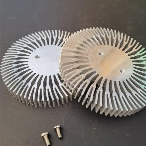 LED Heatsink Radiator Aluminum 10W Heat Sink Radiator for Household Lamp Radiator Replaceable 72x10mm