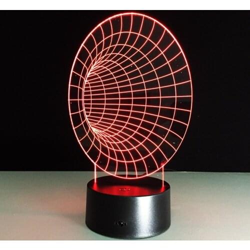 Space Tunnel 3D led Lamp 7 Color Night Lamps For Kids Touch Led Usb Table Lampara Lampe Baby Sleeping Nightlight Novelty Lamp