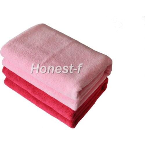 Generic Microfiber Compact Absorbent Fast Drying Lightweight Travel Sports Gym Towel 60cm x 120cm(Pink, Deep Pink, Pack of 4)