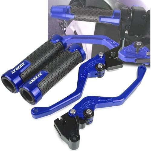 XT600 E FOR YAMAHA XT600E 1990-2003 1995 1998 2000 2002 Motorcycle Accessories CNC Aluminum Brake Clutch Levers handle Bar grips