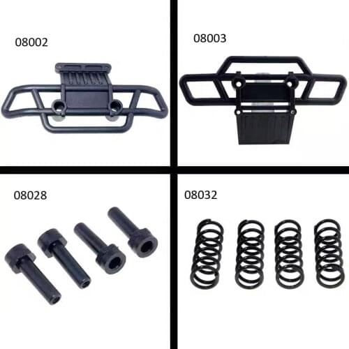 08002 08003 Front Rear Bumper Protection 08032 Bumper Spring 4P 08028 Post for 1/10 HSP 94108 Vehicle Model Car 94111 941