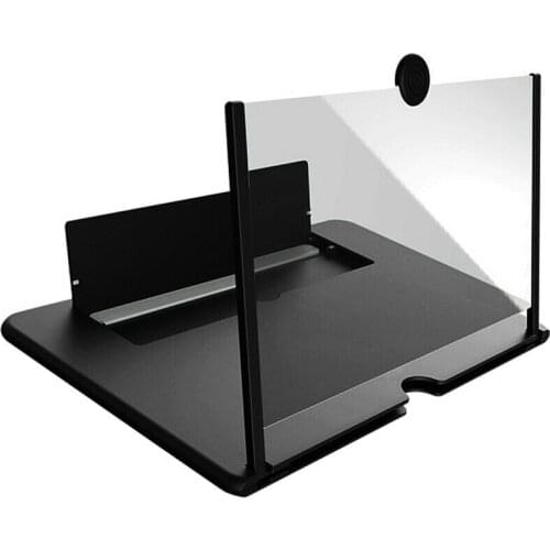 12 Inch Phone Magnifer Mobile Phone Screen Magnifer Amplifier Magnifying Glass Bracket Ultra-clear Anti-blue Light