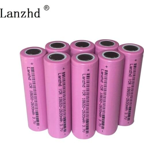 8 pcs 18650 batteries rechargeable Battery 3.7V 2600mAh Original 18650 rechargeable batteries li-ion Battery ICR18650-26F