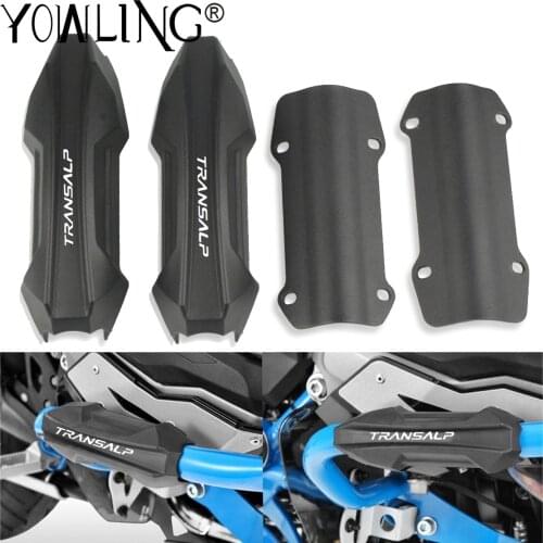 Motorbike Engine Crash bar Protector Bumper Decorative Guard Block For Honda TRANSALP 600 VH VJ VK VL VM VN VP VR VS VT VV VW VX
