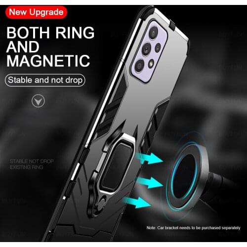 Samung A 32 4G Case Car Magnetic Holder Ring Phone Covers for Samsung Galaxy A32 4G 2021 SM-A325F/DS 6.4'' Case Shockproof Coque