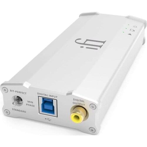 IFi Micro iDAC2 DSD DAC Digital Converter USB Input SPDIF Optical RCA Output HiFi High Resolution Audio Headphone Amp MQA