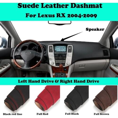 For Lexus RX XU30 RX300 RX330 RX350 2004~2009 Suede Leather Dashmat Dashboard Cover Pad Dash Mat Carpet Car-Styling Accessories