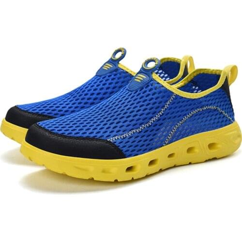 39-48 yards breathable mens jogging shoes men jogging net summer mesh sports shoes casual non-slip sandals shoes free shipping