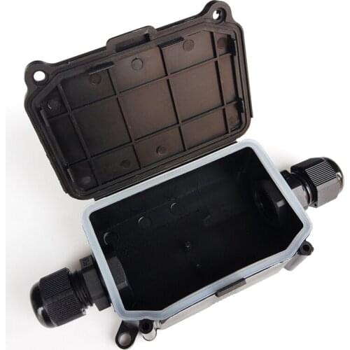 Electrical Cable Waterproof Connector T-type 2/3 Way Outdoor Waterproof Nylon Gland Electrical Junction Box