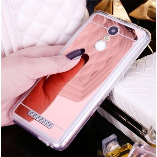 Hot! Luxury Mirror Electroplating Soft Clear TPU Case Cover For Xiaomi Redmi Note 3