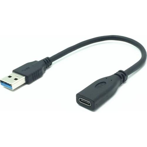 USB 3.1 Type-C Female to USB 3.0 Type-A Male Cable 0.2M 1M