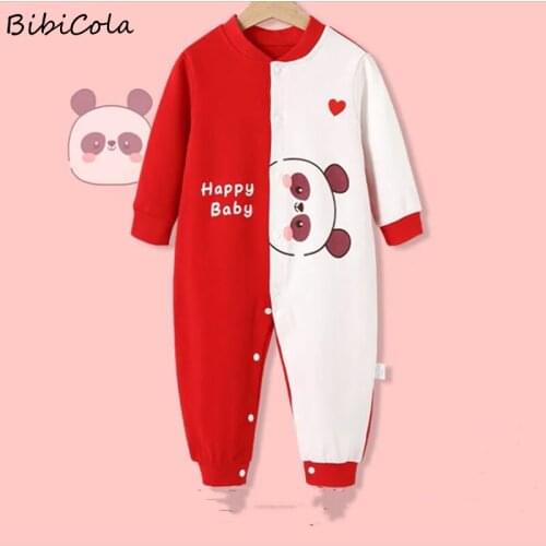 Newborn Jumpsuit Spring And Autumn Romper Baby Clothes Newborn Pajamas And Autumn Clothes