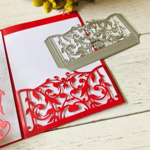 Flower Vine Cover Metal Cutting Dies Stencil Scrapbooking DIY Album Stamp Paper Card Embossing Decor
