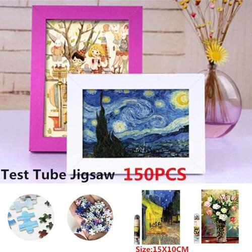 MiNI Test Tube jigsaw puzzle Assembling picture Pocket Jigsaw puzzle toys for adults children kids games educational