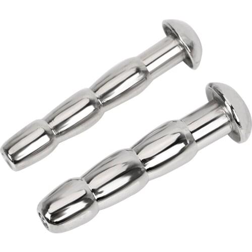 Male Chastity Device Horse Eye Stimulation Stainless Steel Sex Toys for Men Dilators Urethral Sound Penis Plug 8mm 10mm
