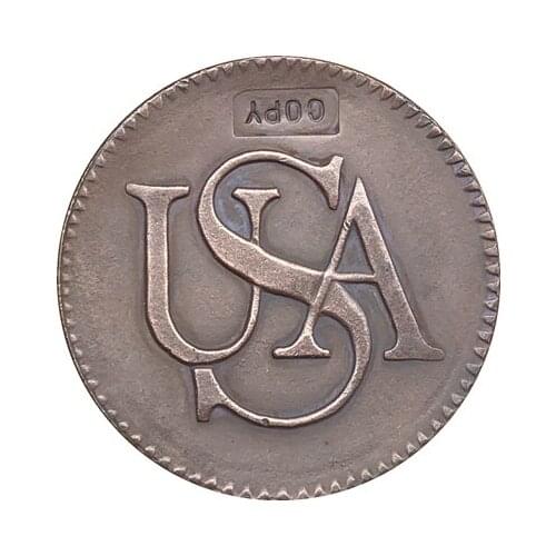 Wholesale 1785 US Bar Coppers Coins Copy 100% coper manufacturing