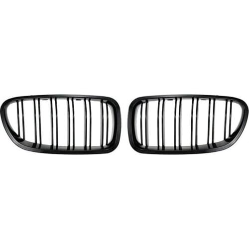 Grill Grille Gloss Black Kidney Sport for BMW F10 F18 F02 F11 M5 10-15 Dual Slat