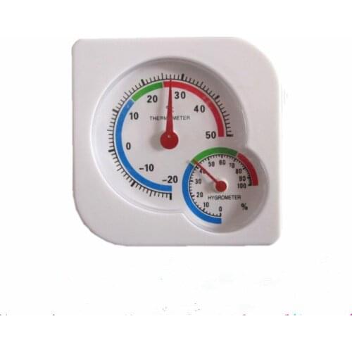 5pcs Pointer temperature hygrometer 75*13mm gourd-shaped thermometer gift temperature and humidity meter