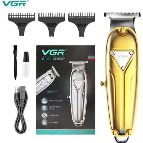 VGR V-056 Professional Hair Clipper Barber Hair Trimmer Clipper For men barber shop rechargeable hair timmer powerful hair cuter