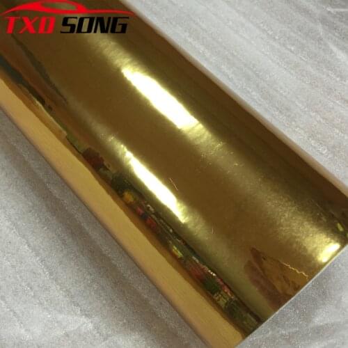 60cm*500/600CM/ Lot Gold silver Chrome Mirror Vinyl Wrap Film Sticker Sheet Decal Adhesive Chrome mirror Car Vinyl Sitcker