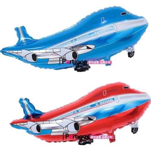 1 pcs 42x82cm Airplane Balloons Plane Shaped Mylar Baloons for Boys Toys Baby Shower Birthday Party Decor Xmas Gift