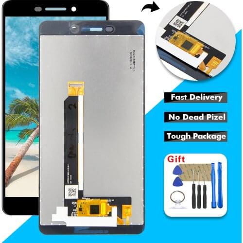 For Nokia 6.1 2018 Nokia 6.1 TA-1043 TA-1045 TA-1050 TA-1054 TA-1068 LCD Display Touch Screen Glass Panel Digitizer Assembly