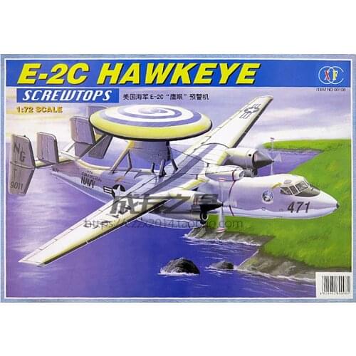 1: 72 US E-2C Eagle Eye Early Warning Aircraft Assembly Model DIY Military Boy Gift