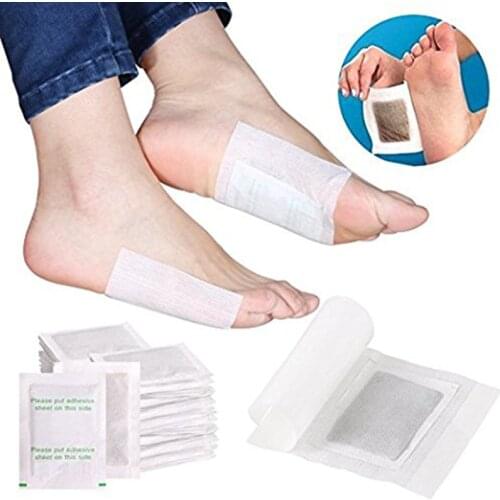 10Pcs /Set Foot Patch Slimming Foot Patches Body Detox Adhersive Cleansing Improve Sleeping Slimming Patch Foot Care
