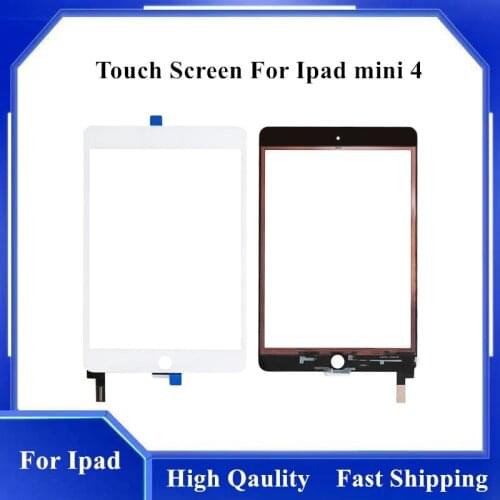 100% Tested Touch Screen Digitizer For iPad Mini 4 Mini4 A1538 A1550 Digitizer Sensor Glass Panel Tablet PC Replacement