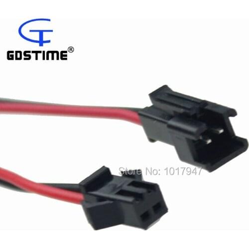 30 Pairs 2-Pin SM Plug Connector Cable Wire Male + Female 30 of Each Connector 10CM