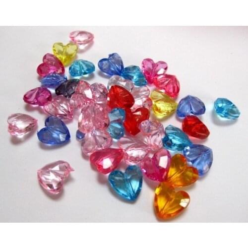 30 Mixed Colour Transparent Acrylic Smooth Butterfly Charm Beads 29X21mm