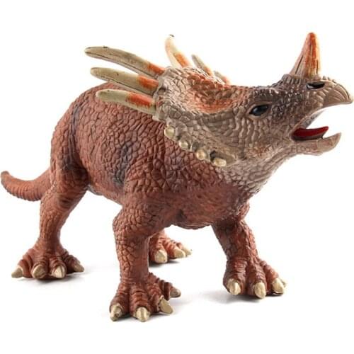 Big Size Jurassic Wild Life Styracosaurus Dinosaur Toy Plastic Play Toys World Park Dinosaur Model Action Figures Kids Boy Gift