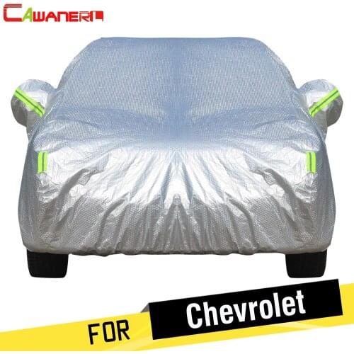 Cawanerl Thicken Cotton Car Cover Waterproof Sun Snow Hail Rain Protection Cover For Chevrolet Beretta Cavalier HHR Rezzo Sonic
