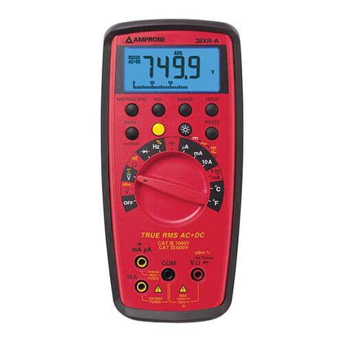 Amprobe 38XR-A True-rms Digital Multimeter with Temperature